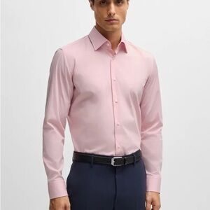 Men's Pink Dress Shirt Hugo Boss